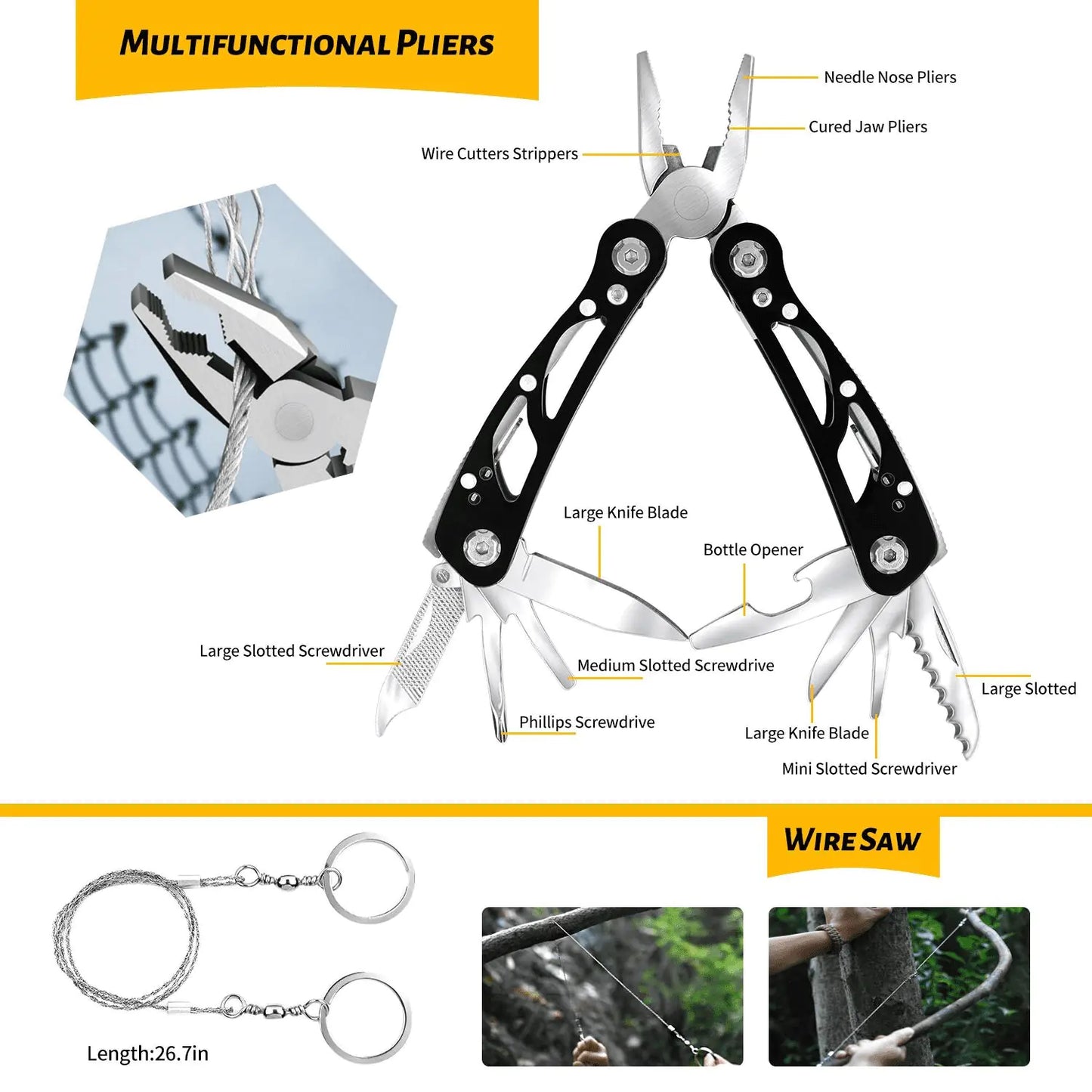 Kits de Herramientas de Supervivencia 60 en 1