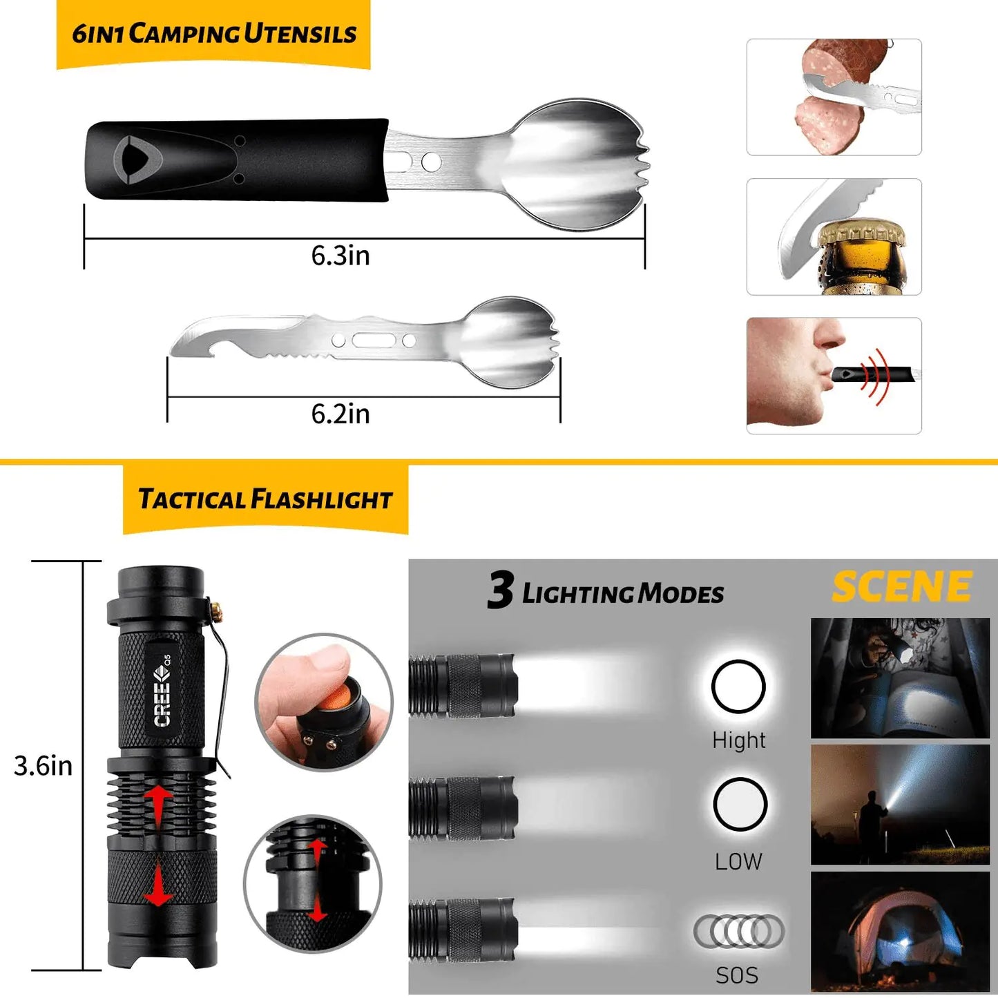 Kits de Herramientas de Supervivencia 60 en 1